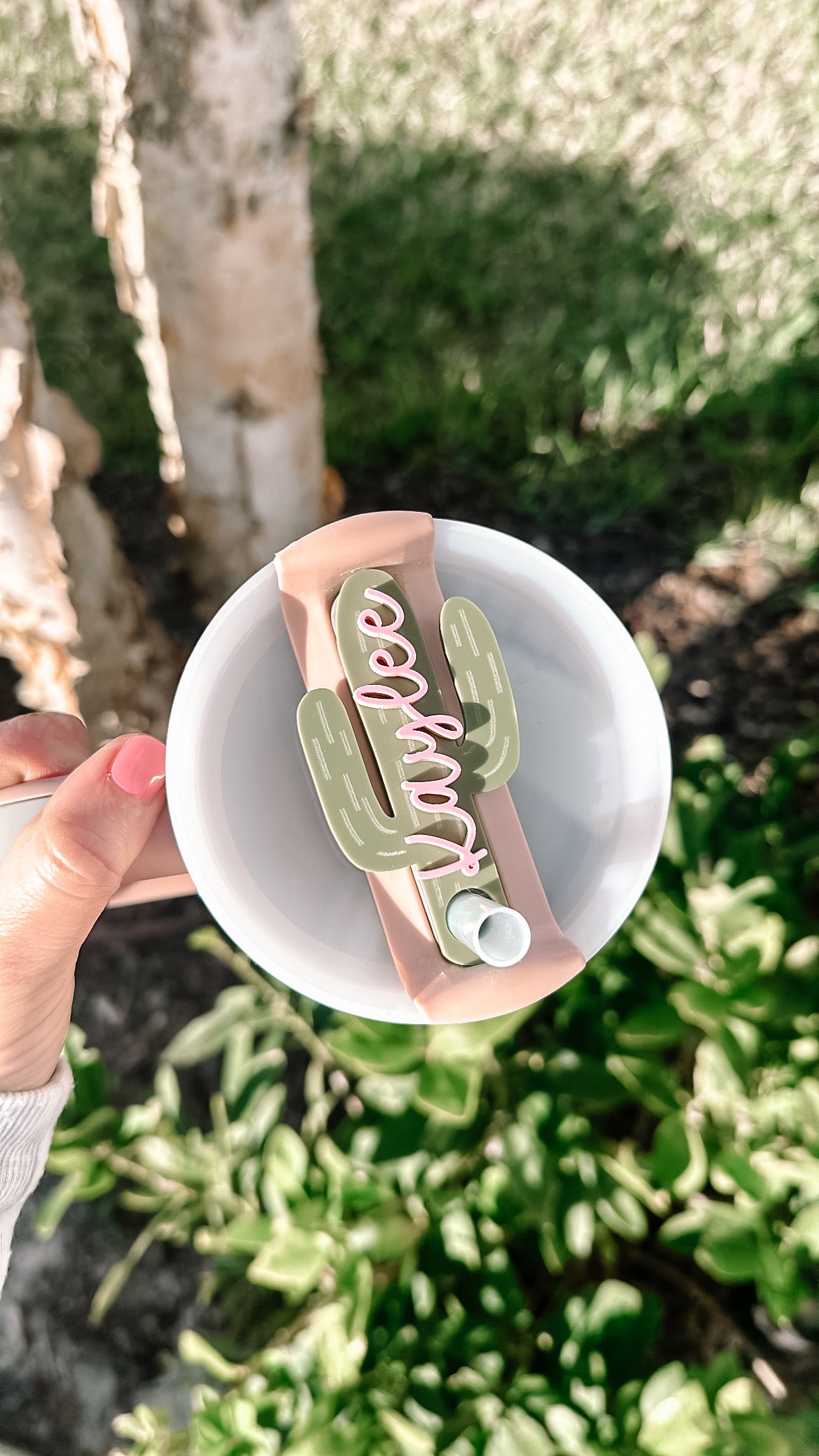 Cactus Boho Stanley Lid Topper