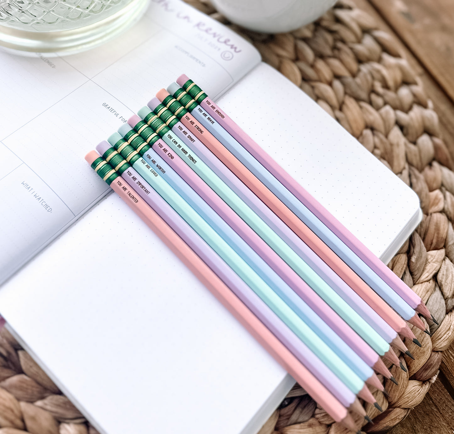 Back to School Pencils with Affirmations