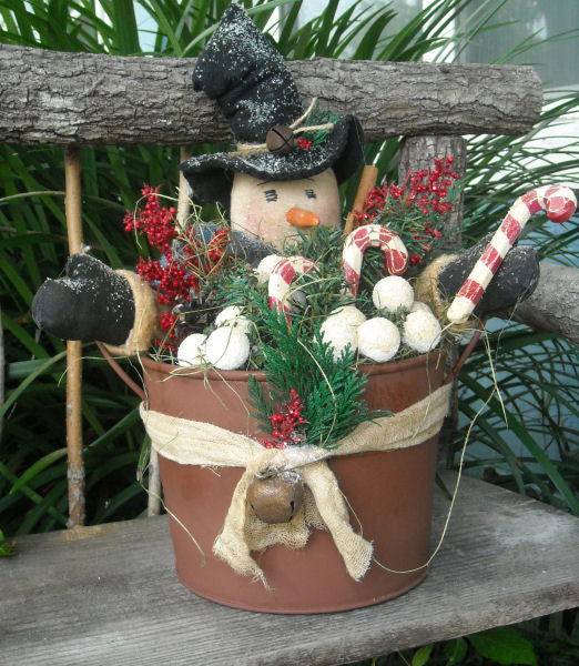 #310 Snowman Bucket E Pattern