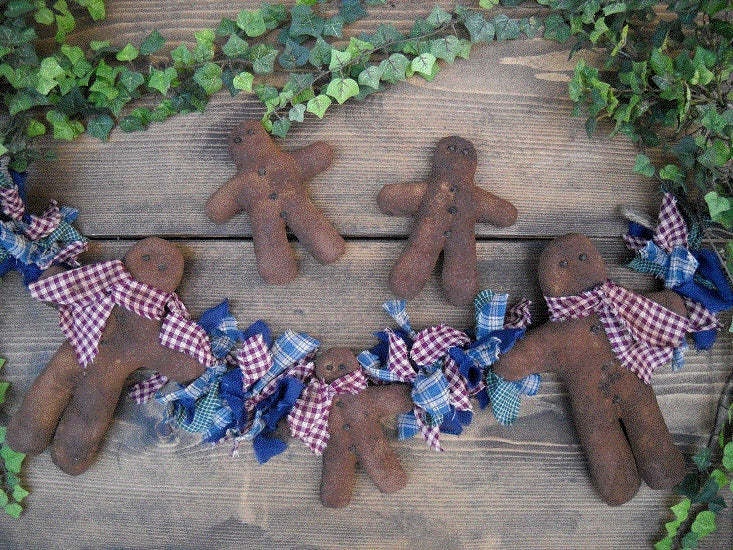 #457 Gingerbread Garland E Pattern