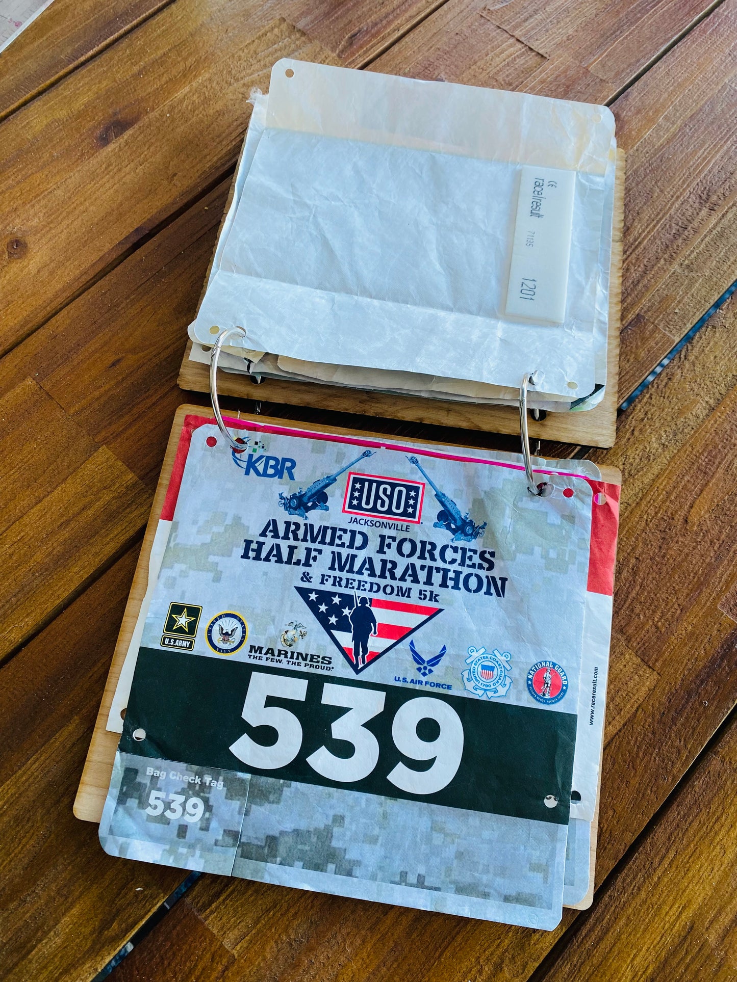 Running and Race Bib Keeper Holder