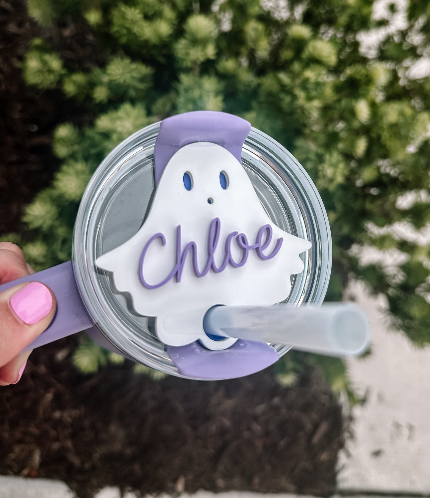 Halloween Ghost Boo Stanley Lid Topper