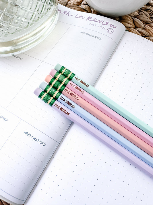 Back to School Pencils with Name