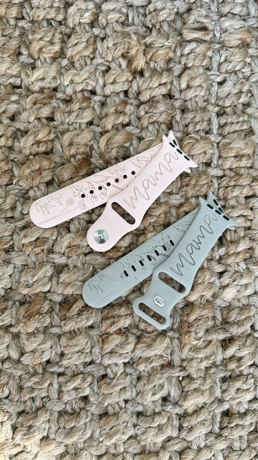 Mama Floral Wildflower Apple Watch Band