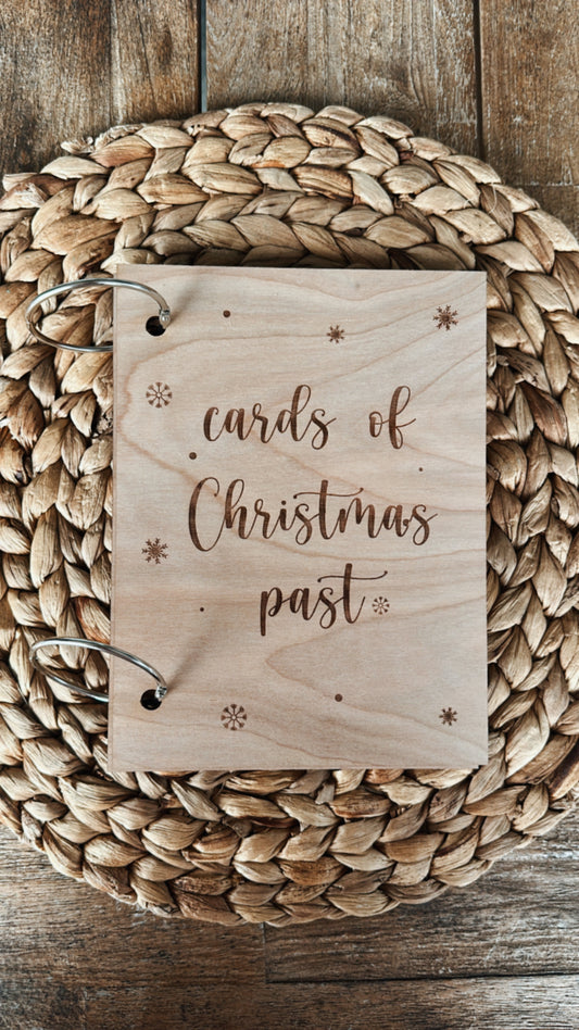 Cards of Christmas Past Wood Card Keeper