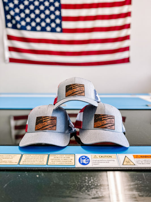 July Fourth American Flag Adult Hat