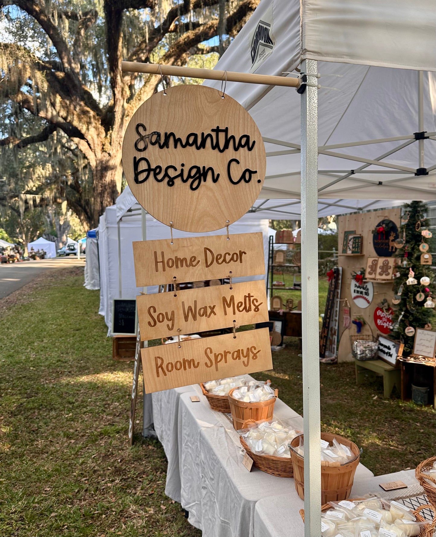 Vendor Sign for Booth at Craft Fair svg