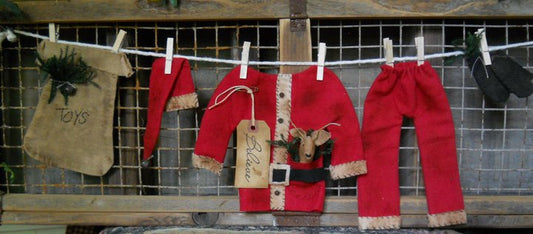 #207 Santa Clothesline E Pattern