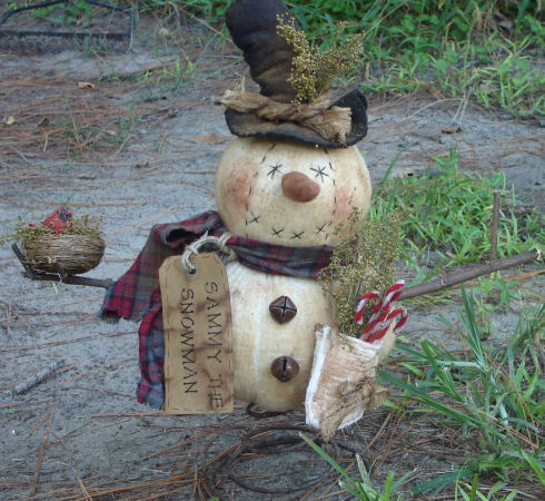 #287 Sammy Snowman E Pattern