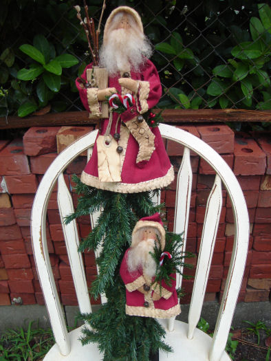 #297 Olde St Nick Ornaments E Pattern