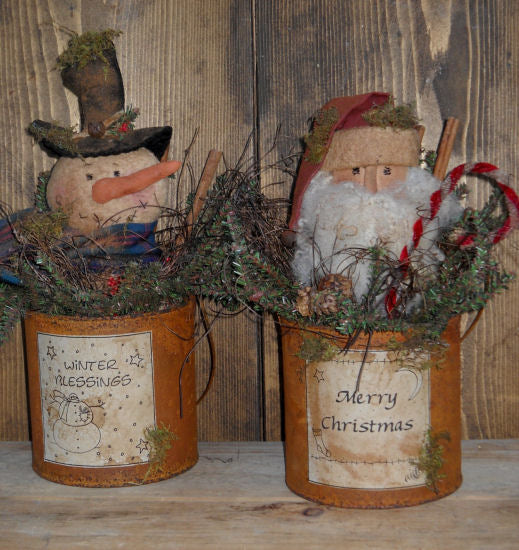 #316 Christmas Cans E Pattern