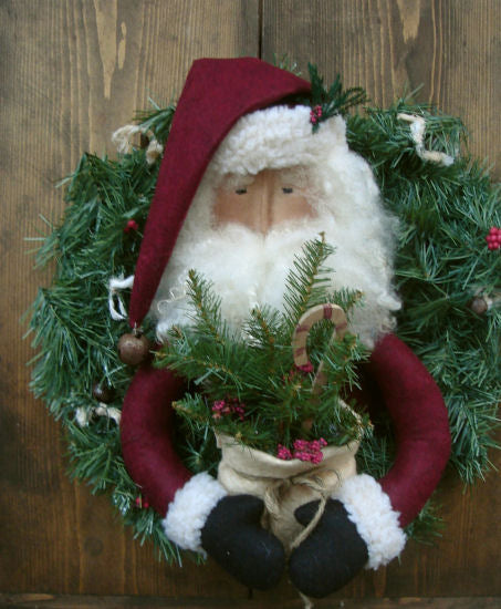 #320 Santas Wreath E Pattern
