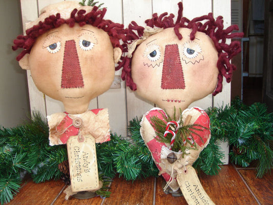#402 Christmas Raggedies E Pattern
