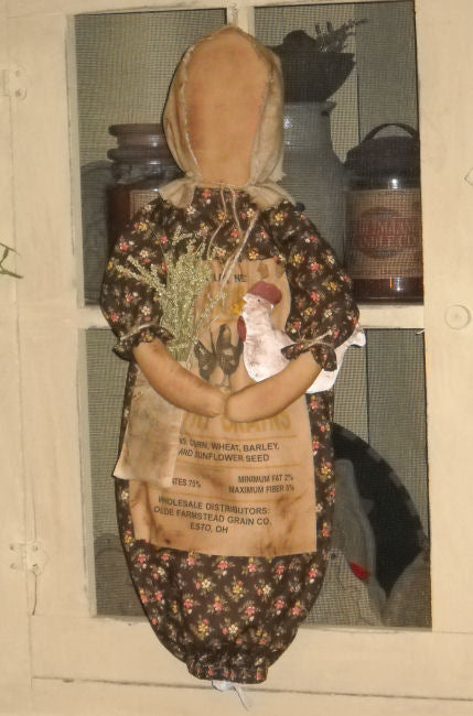 #440 Prairie Doll Bagholder E Pattern