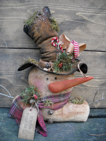 #448 Winter Friends Snowman E Pattern