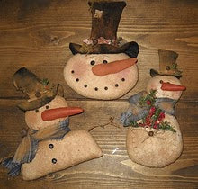 #451 Prim Snowmen E Pattern