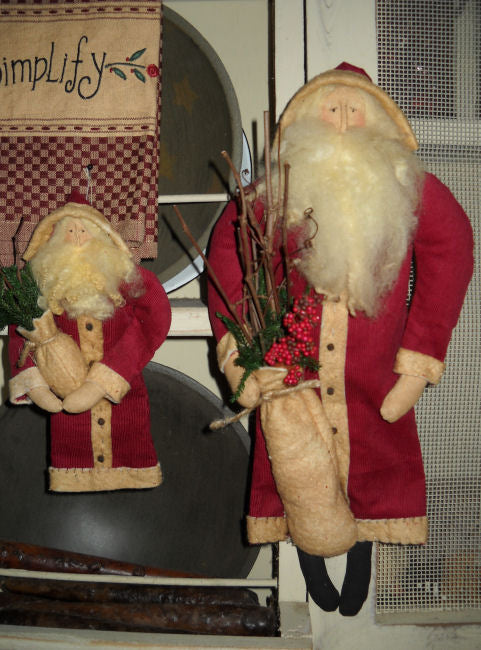 #454 Prim Santas  E Pattern