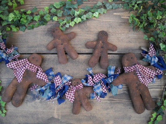 #457 Gingerbread Garland E Pattern