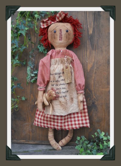 #473 My Olde Raggedy E Pattern